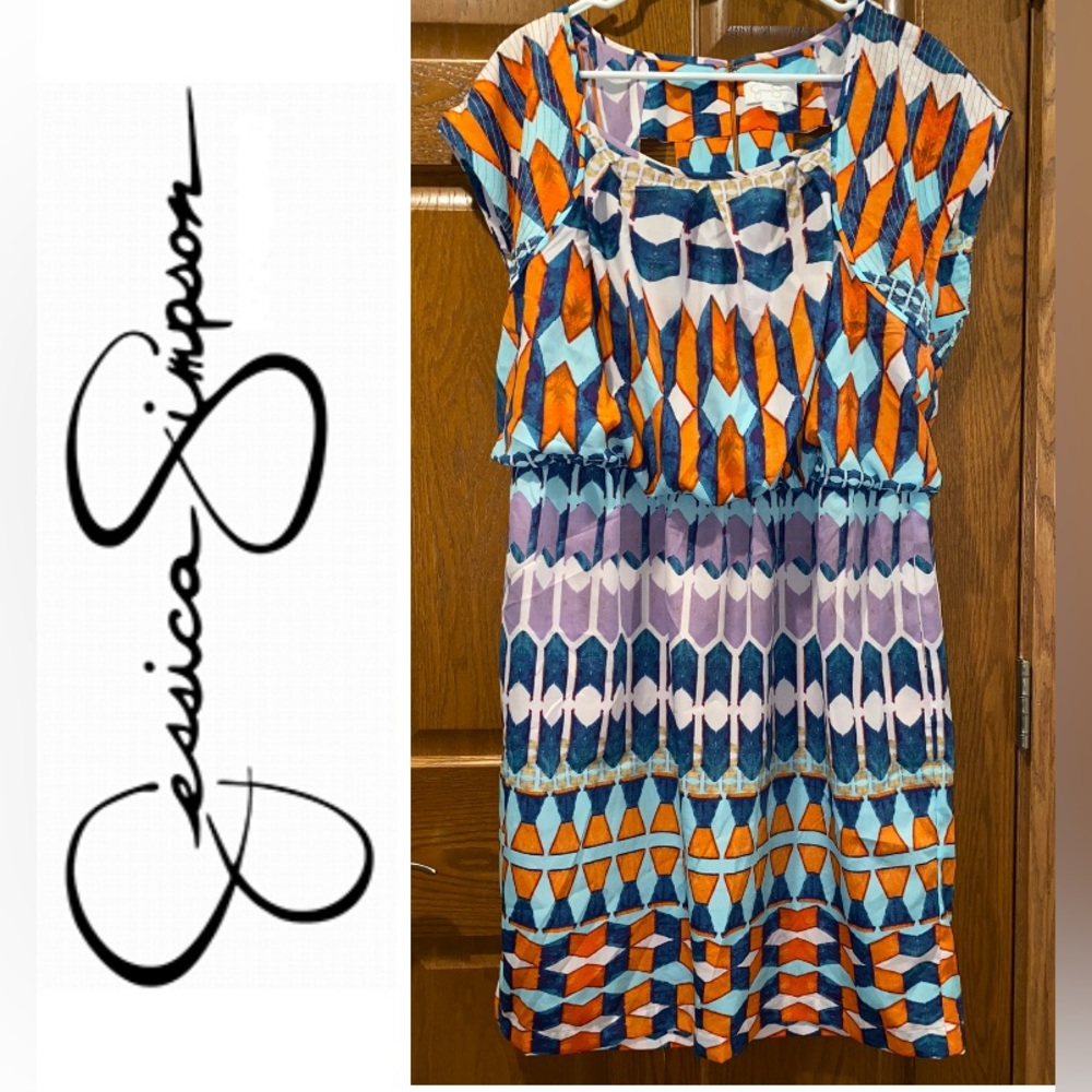 🌸EUC 16W Jessica Simpson Printed Dress